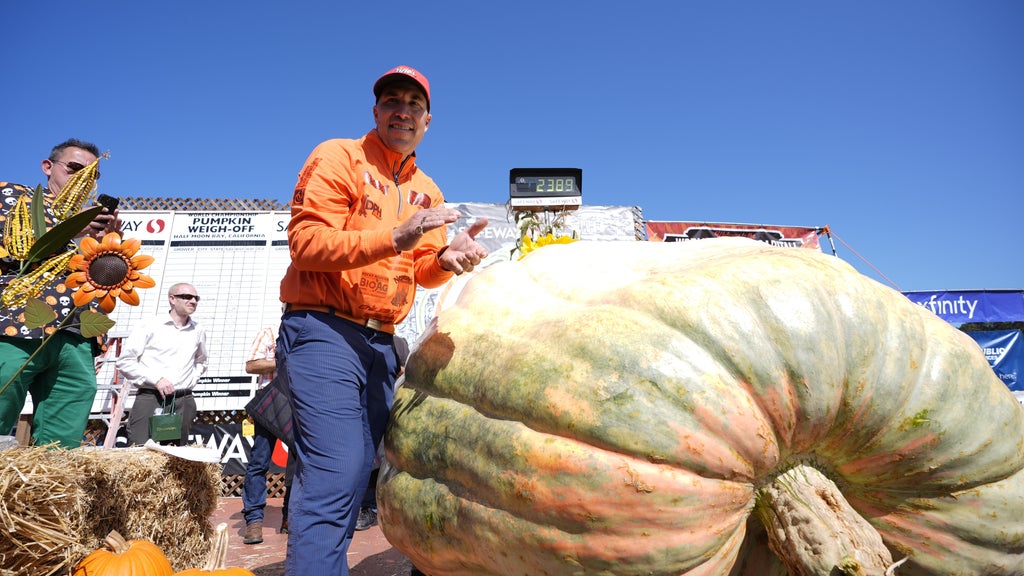 Minnesota man drives hauls giant pumpkin over 2,000 miles to California competition — CBS Bay Area (KPIX), Tiburon Community news