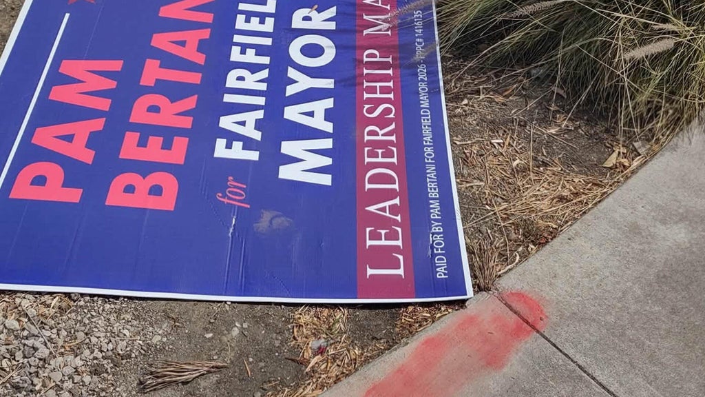 Fairfield police arrest man suspected of vandalizing campaign signs for local elections — CBS Bay Area (KPIX), Tiburon Government news