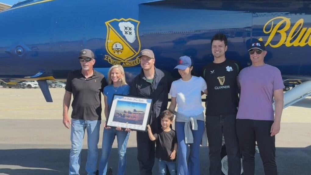 Glens Academy soccer club exec chosen for U.S. Navy Blue Angels flight — CBS Bay Area (KPIX), Tiburon Arts news