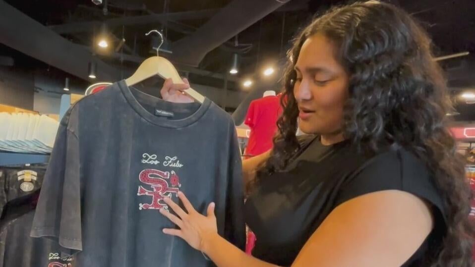 San Francisco 49ers unveil Latino Heritage Collection of team merchandise for "Los Fieles" — CBS Bay Area (KPIX), Tiburon Sports news