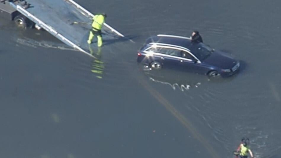 Flooding in parts of Marin County as coastal flood advisory in effect for Bay Area — CBS Bay Area (KPIX), Tiburon Community news