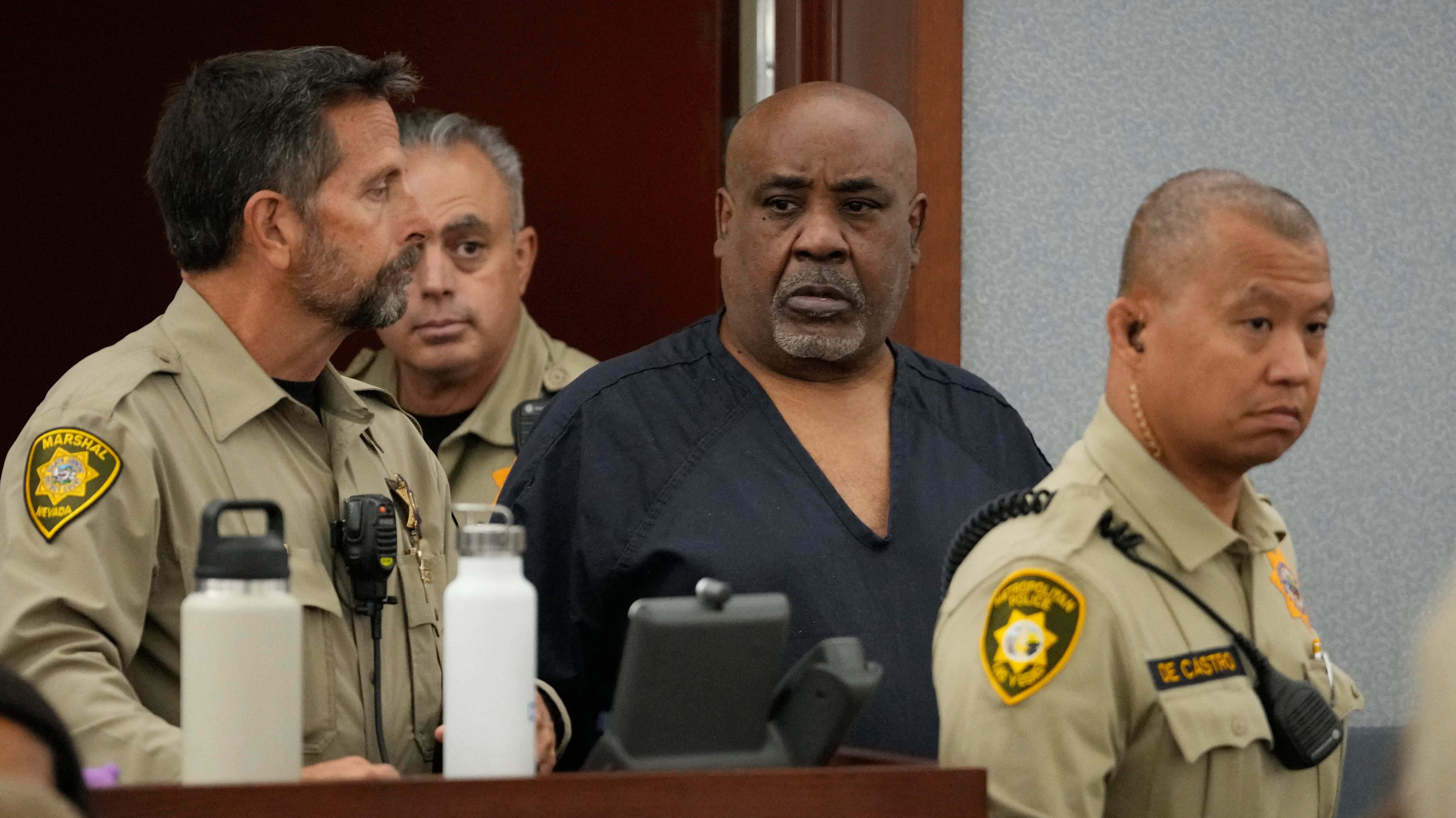 Duane 'Keffe D' Davis  convicted of orchestrating the murder of rap icon Tupac Shakur gets 40 years to life in prison
       — ABC 7 Bay Area, Tiburon Arts news