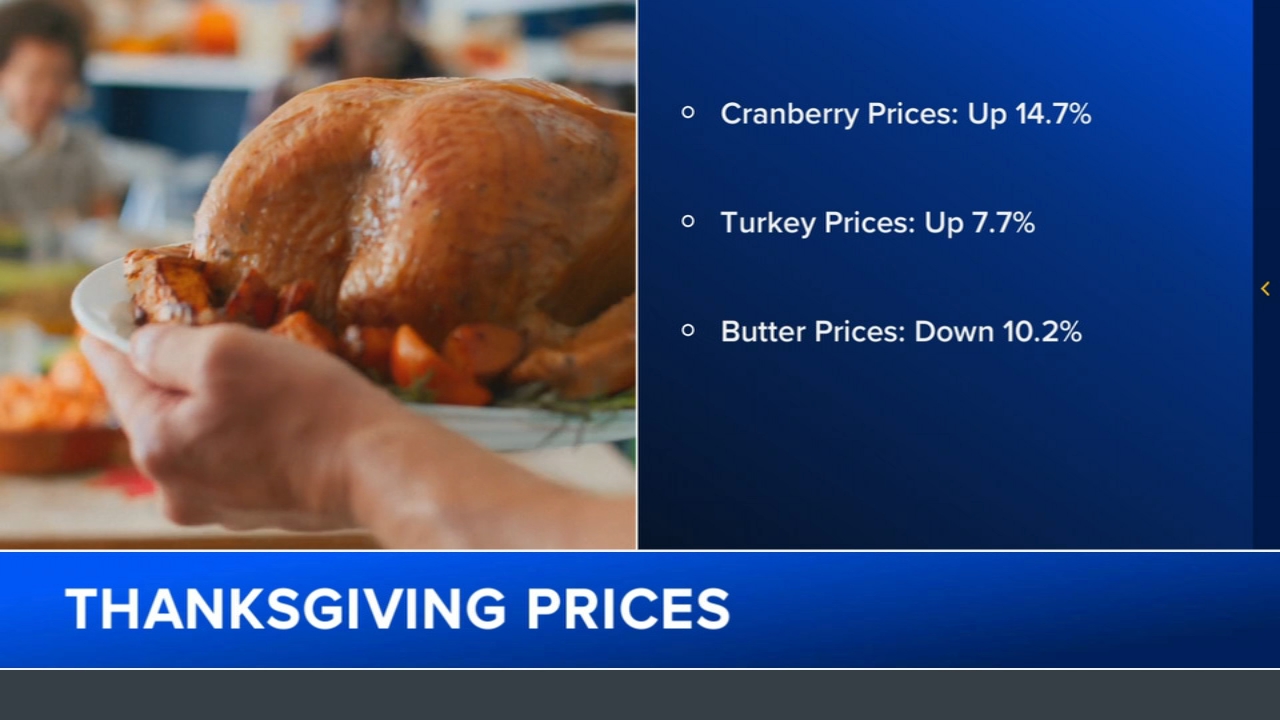 Thanksgiving food forecast: Prices going up, but there are 'bright spots'
— ABC 7 Bay Area, Tiburon Business news