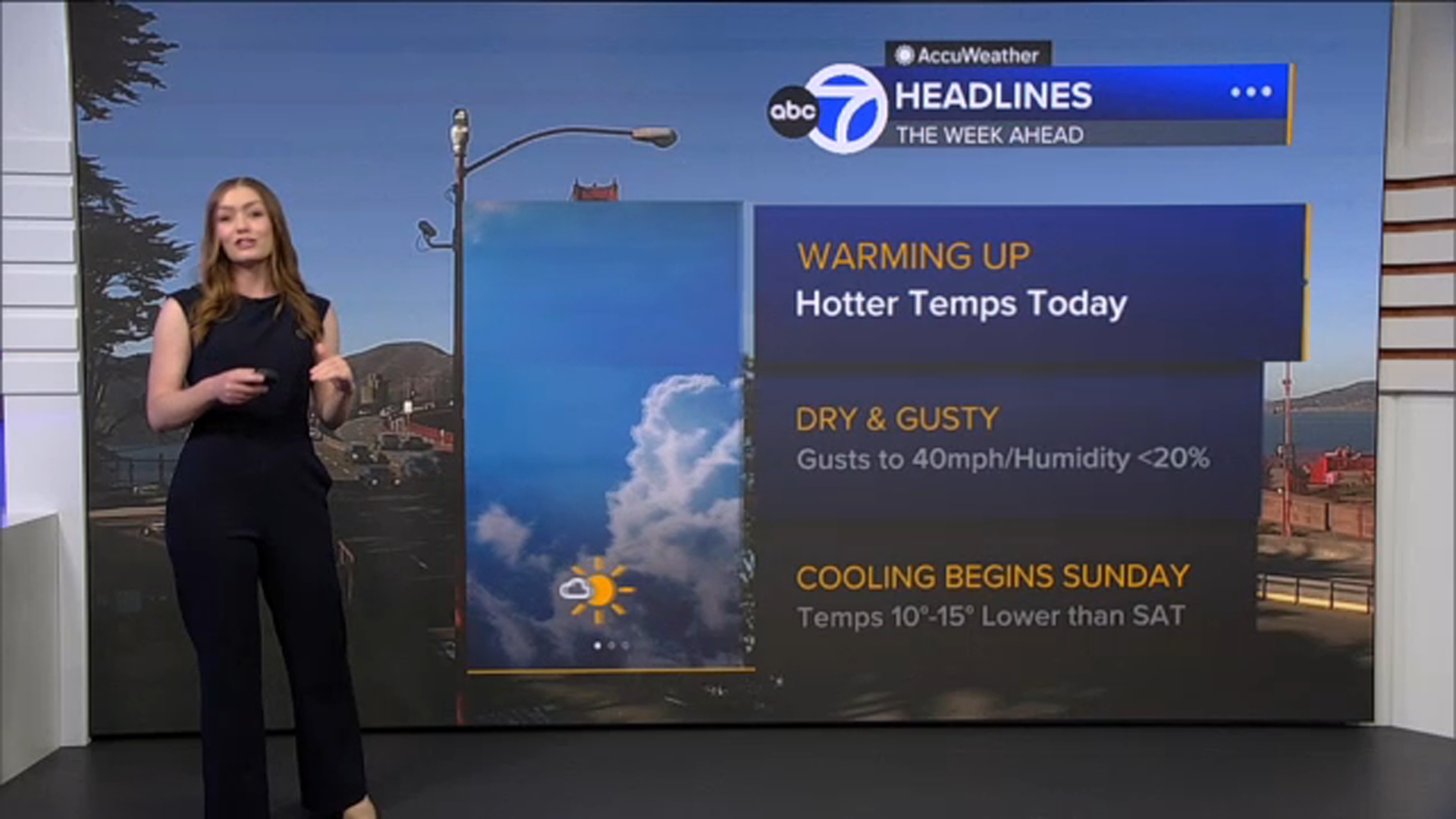 AccuWeather Forecast: Temps continue to rise through Saturday, creating critical fire conditions
— ABC 7 Bay Area