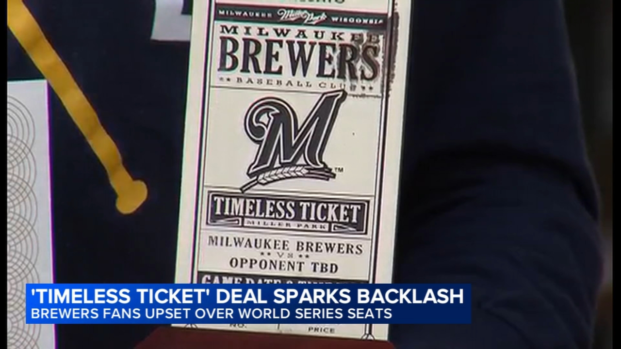 Brewers 'Timeless Ticket' holders say the team isn't fully honoring deal for World Series seats
       — ABC 7 Bay Area, Tiburon Schools news