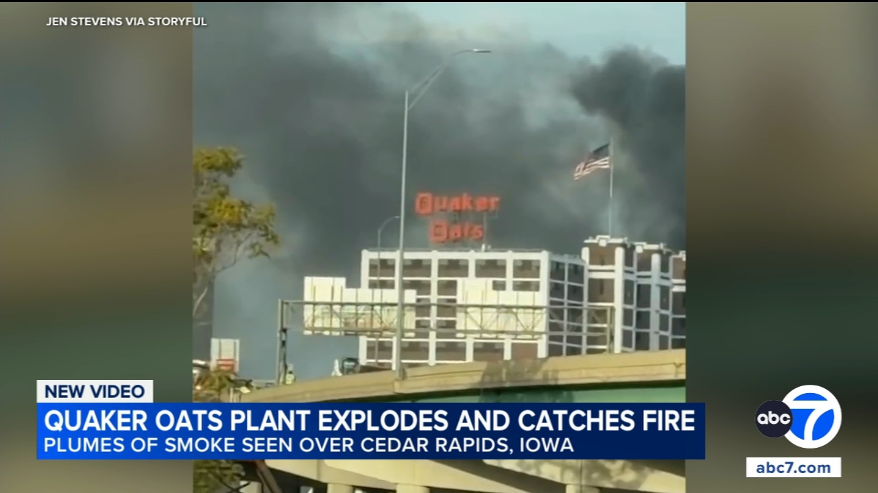 Explosion and fire erupt at Quaker Oats plant in Cedar Rapids, Iowa; no injuries
— ABC 7 Bay Area, Tiburon Business news