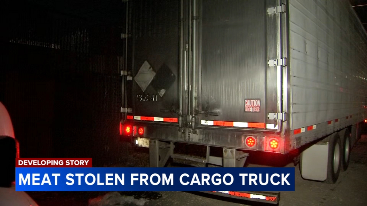 Thieves strike again, stealing pallets of beef in Philadelphia's latest cargo heist
       — ABC 7 Bay Area
