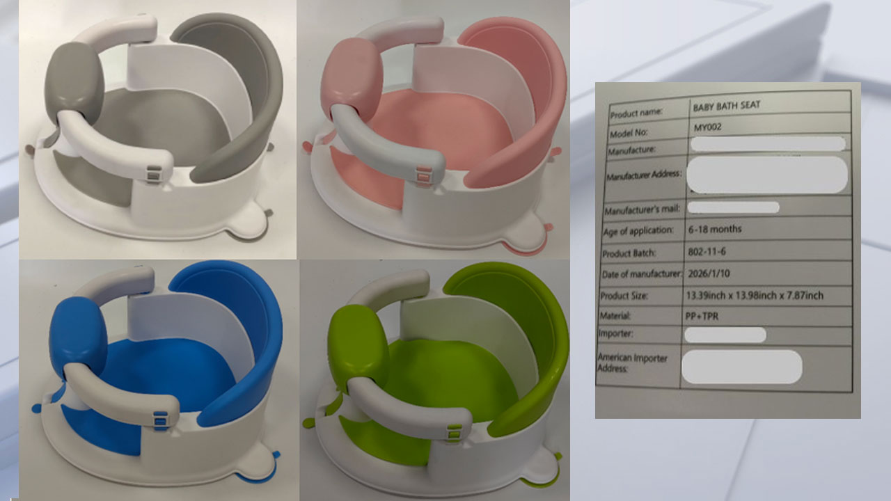 Baby bath seats sold on Amazon under recall for risk of serious injury, drowning — KTVU FOX 2 Bay Area, Tiburon Government news