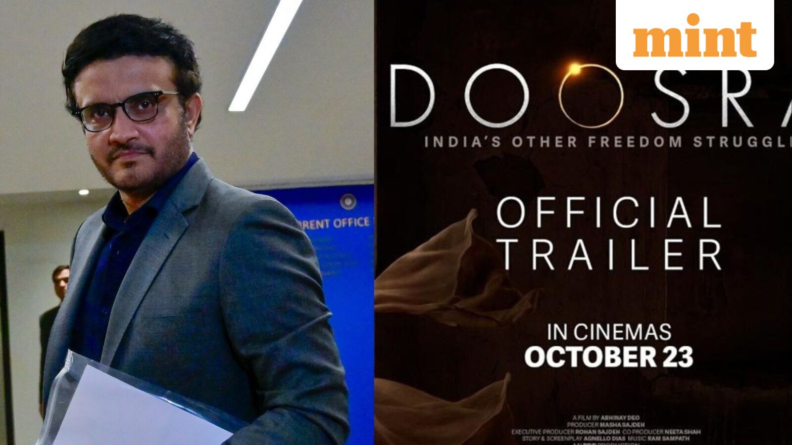 Sourav Ganguly vs ‘Doosra’: Delhi HC seeks filmmaker's response over cricketer's personality rights plea; what we know — Mint India, Tiburon Technology news